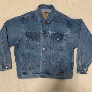 Arizona Jean Company Vintage Classic Wash Denim Jacket Coat Cotton Women's L
